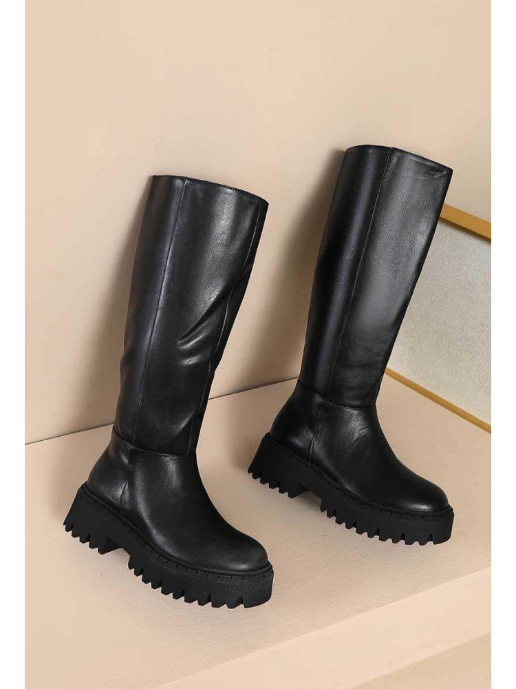 BLACK BOOTS - OLGA