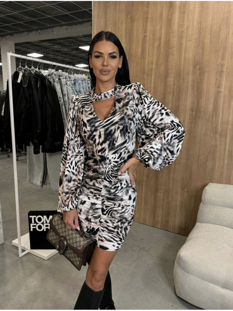 BLACK AND WHITE DRESS - JULIA