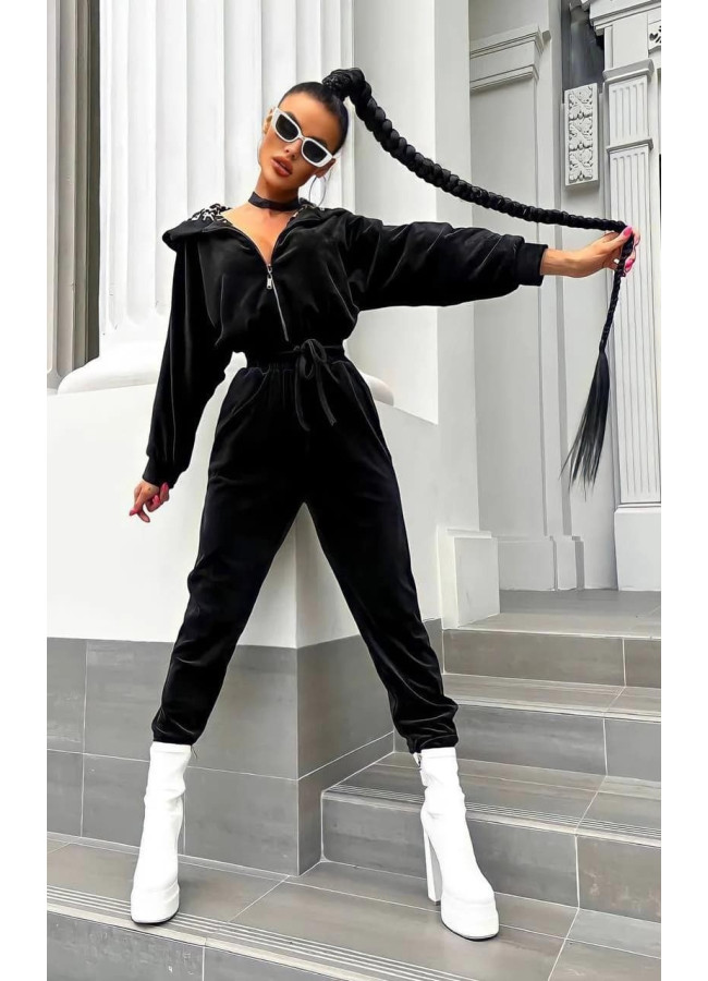VELOUR JUMPSUIT- KIRKI