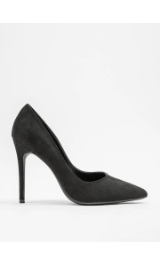 CHICAGO BLACK SUEDE PUMPS