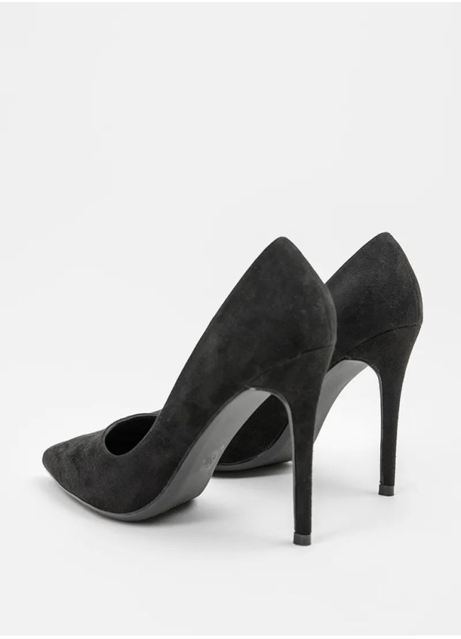 CHICAGO BLACK SUEDE PUMPS