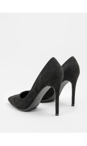 CHICAGO BLACK SUEDE PUMPS