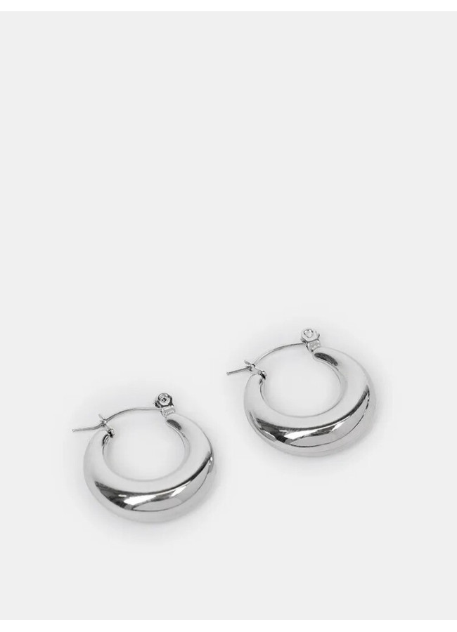 MINI SILVER HOOP EARRINGS