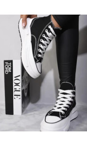 ΜΑΥΡΑ ΔΙΠΑΤΑ SNEAKERS - GAL