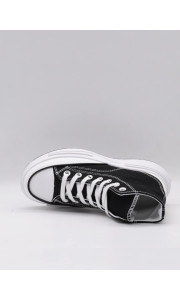 ΜΑΥΡΑ ΔΙΠΑΤΑ SNEAKERS - GAL