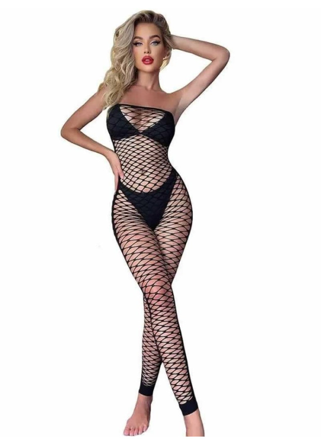 ERINSON BLACK BODYSTOCKING
