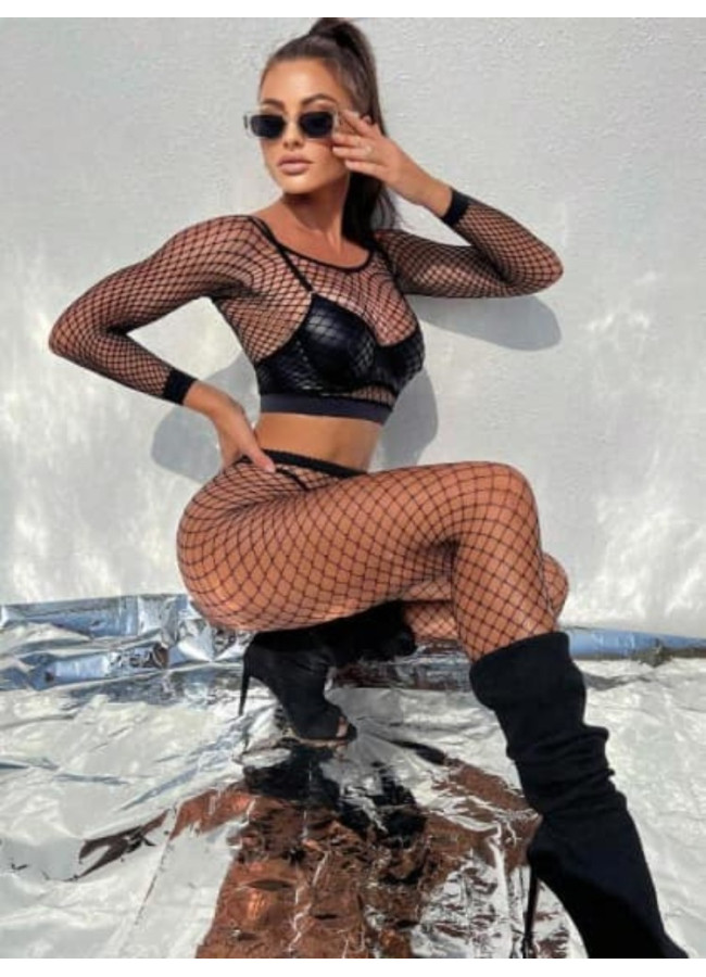 PAULO BLACK BODYSTOCKING