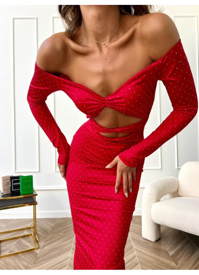 DRESS IN RHINESTONES - FABULOUS
