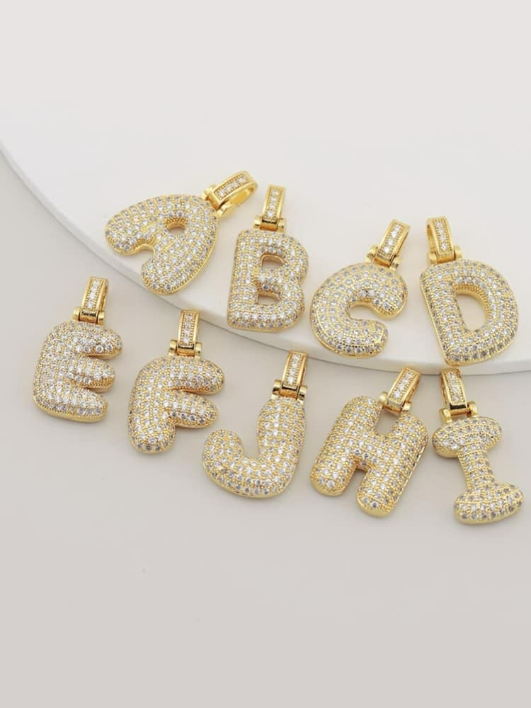 GOLD MONOGRAM - STRASS