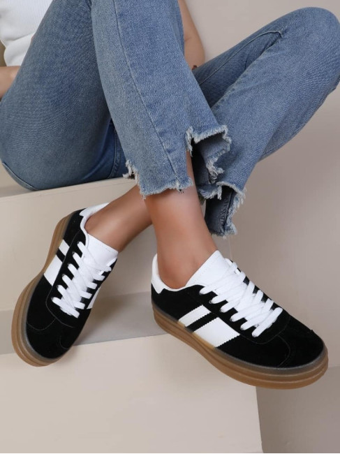 ΜΑΥΡΑ SNEAKERS - ADILO