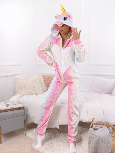 ΟΛΟΣΩΜΗ ΠΥΤΖΑΜΑ ONESIE - RAINBOW UNICORN
