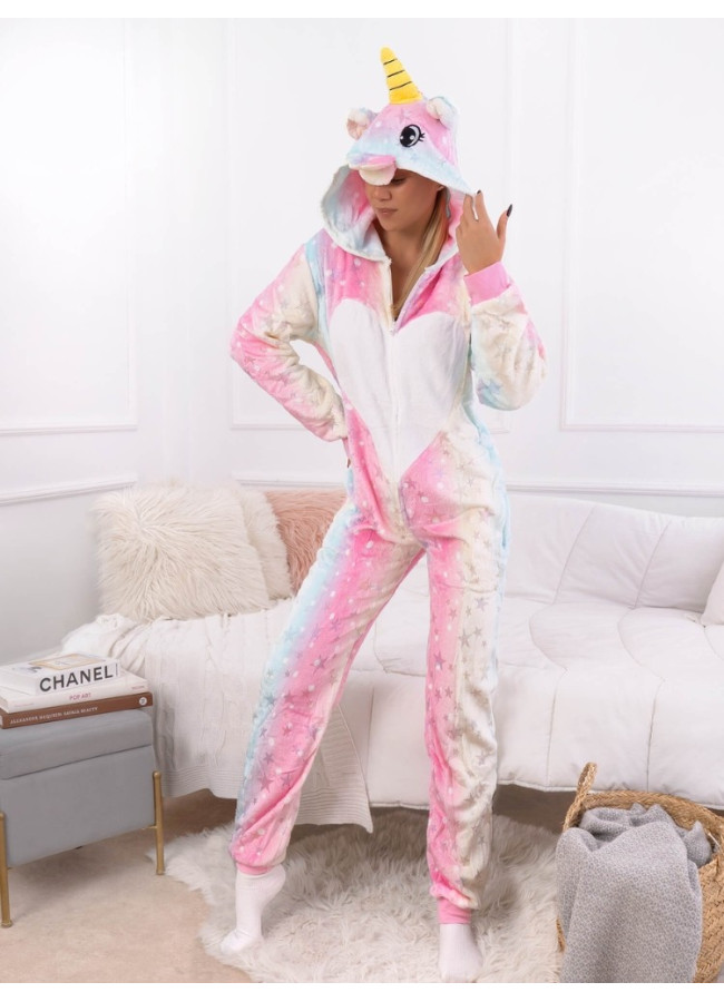 RAINBOW UNICORN ONESIE JUMPSUIT PYJAMAS