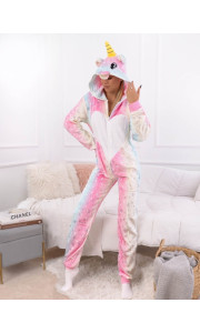 ΟΛΟΣΩΜΗ ΠΥΤΖΑΜΑ ONESIE - RAINBOW UNICORN