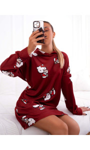 ΜΠΟΡΝΤΩ ΒΕΛΟΥΔΙΝΟ ΝΥΧΤΙΚΟ - HELLO KITTY