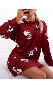 ΜΠΟΡΝΤΩ ΒΕΛΟΥΔΙΝΟ ΝΥΧΤΙΚΟ - HELLO KITTY