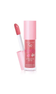 GOLDEN ROSE LIP GLOSS - PLUMPED LIPS