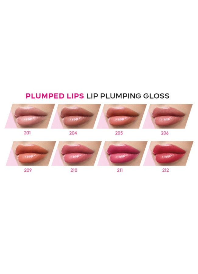 GOLDEN ROSE LIP GLOSS - PLUMPED LIPS