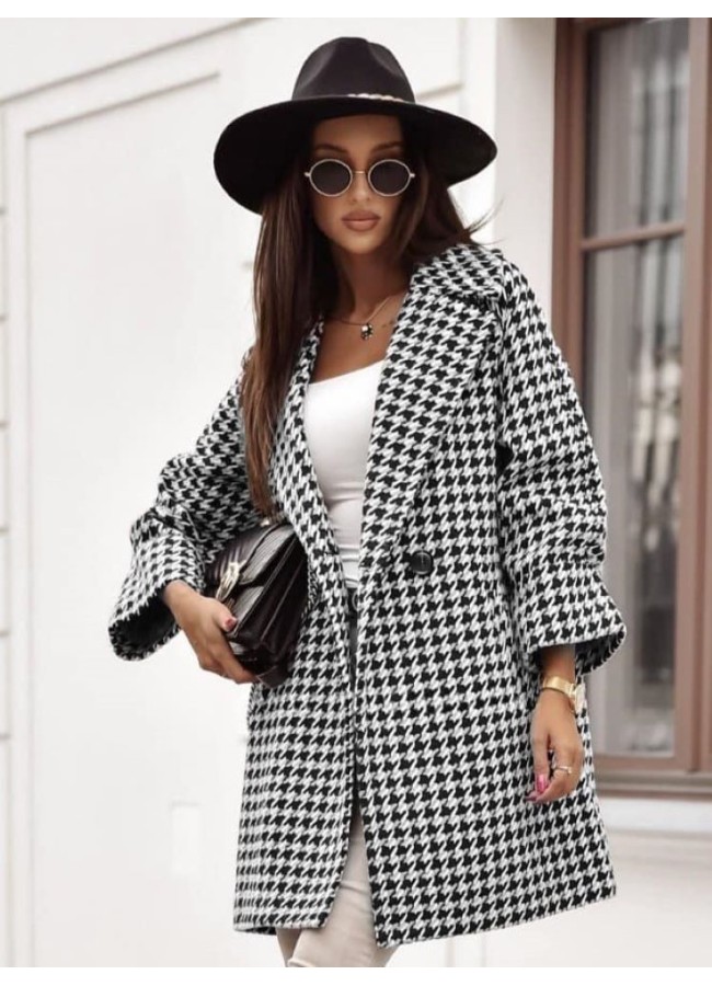 CHECKED COAT - PIERRE