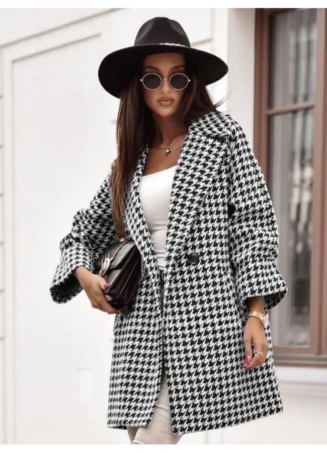 CHECKED COAT - PIERRE