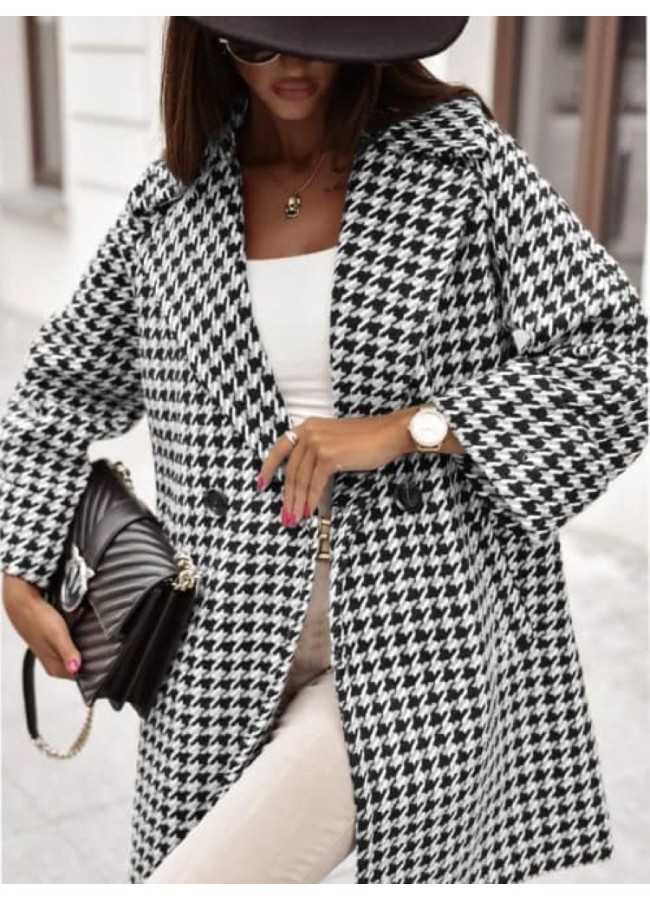 CHECKED COAT - PIERRE