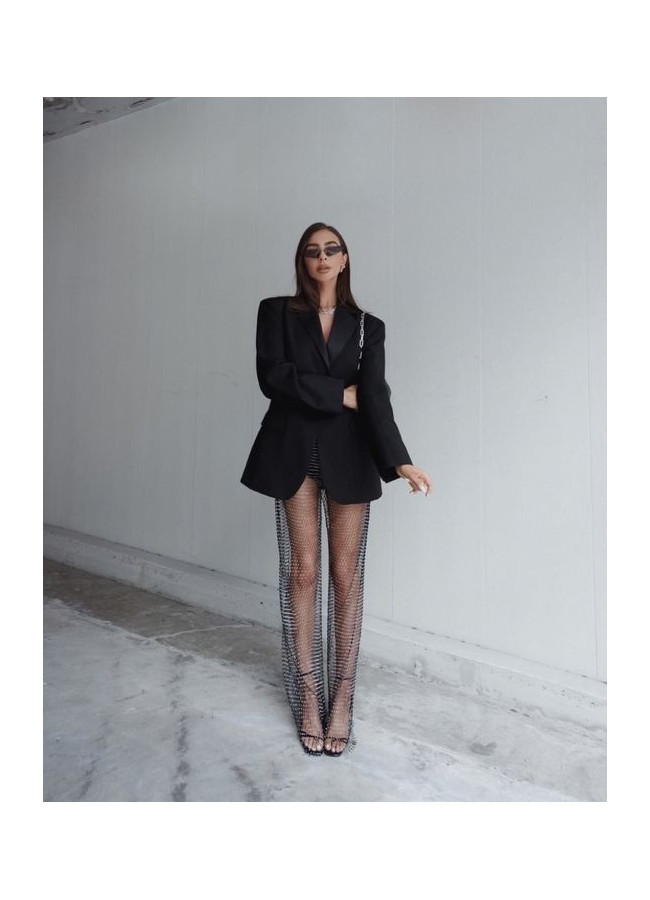 CHRISTELLE STRASS NET PANTALONE