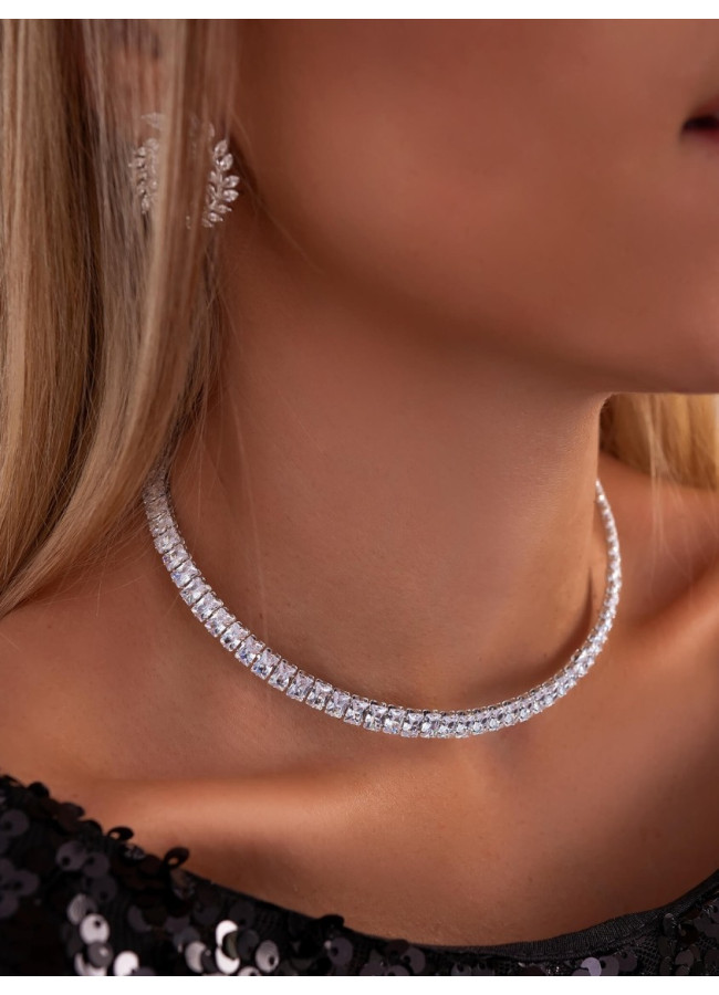 SILVER CHOKER - HARPER