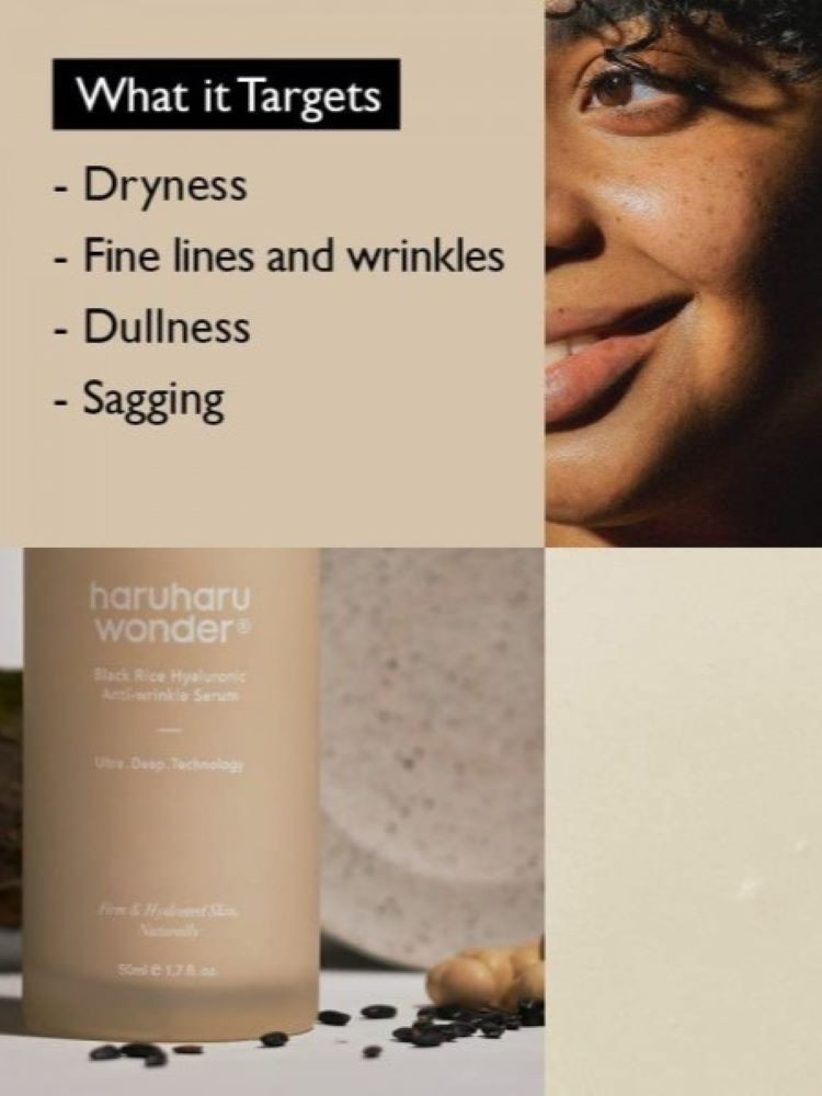 HARUHARU WONDER BLACK RICE HYALURONIC ANTI WRINKLE SERUM