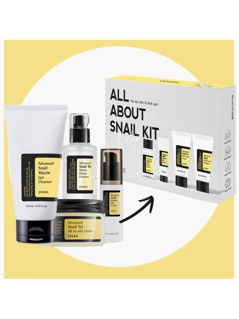 ΣΕΤ ΠΕΡΙΠΟΙΗΣΗΣ ΜΕ ΕΚΚΡΙΜΑ ΣΑΛΙΓΚΑΡΙΟΥ - COSRX ALL ABOUT SNAIL KIT