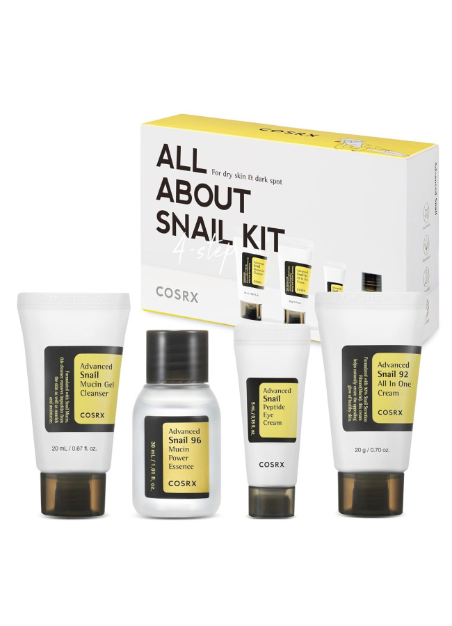 ΣΕΤ ΠΕΡΙΠΟΙΗΣΗΣ ΜΕ ΕΚΚΡΙΜΑ ΣΑΛΙΓΚΑΡΙΟΥ - COSRX ALL ABOUT SNAIL KIT