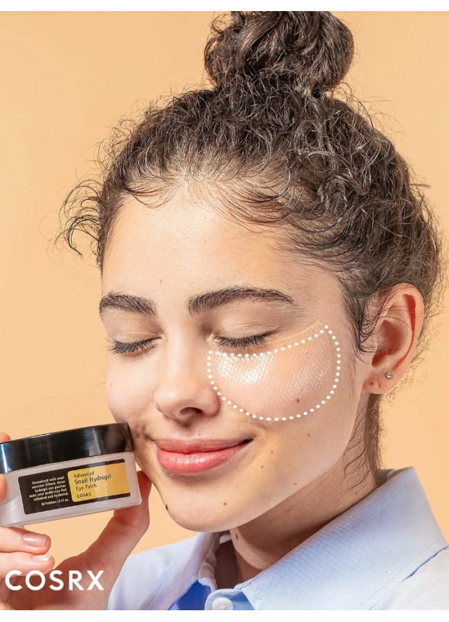 COSRX EYE PATCHES - ADVANCED SNAIL HYDROGEL EYE PATCHES