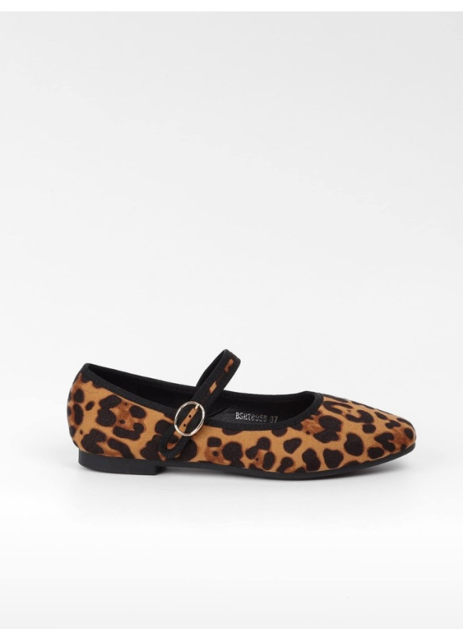 LEOPARD BALLERINAS - LARSEN