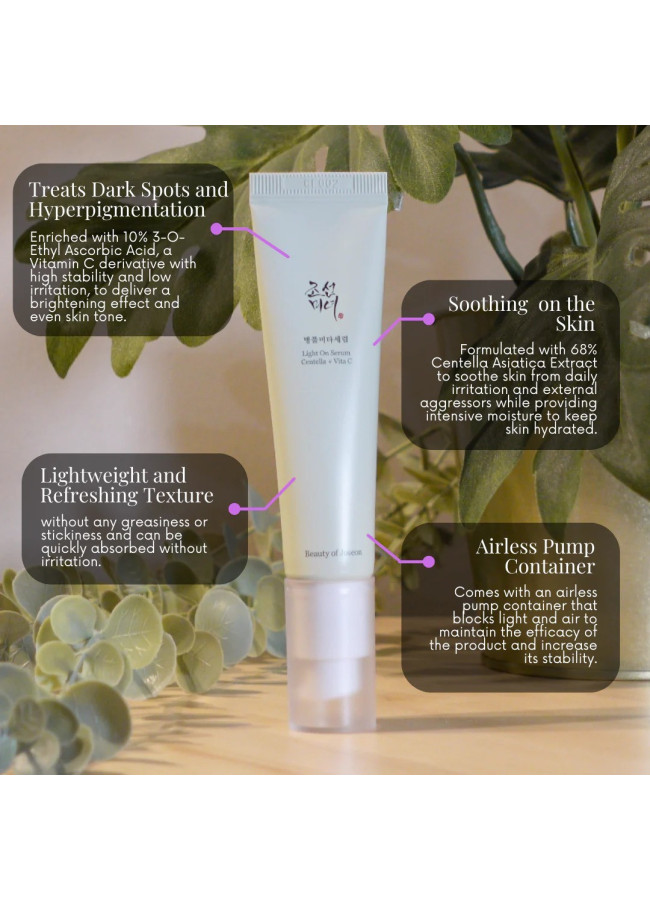 BEAUTY OF JOSEON LIGHT ON SERUM CENTELLA +VITA C