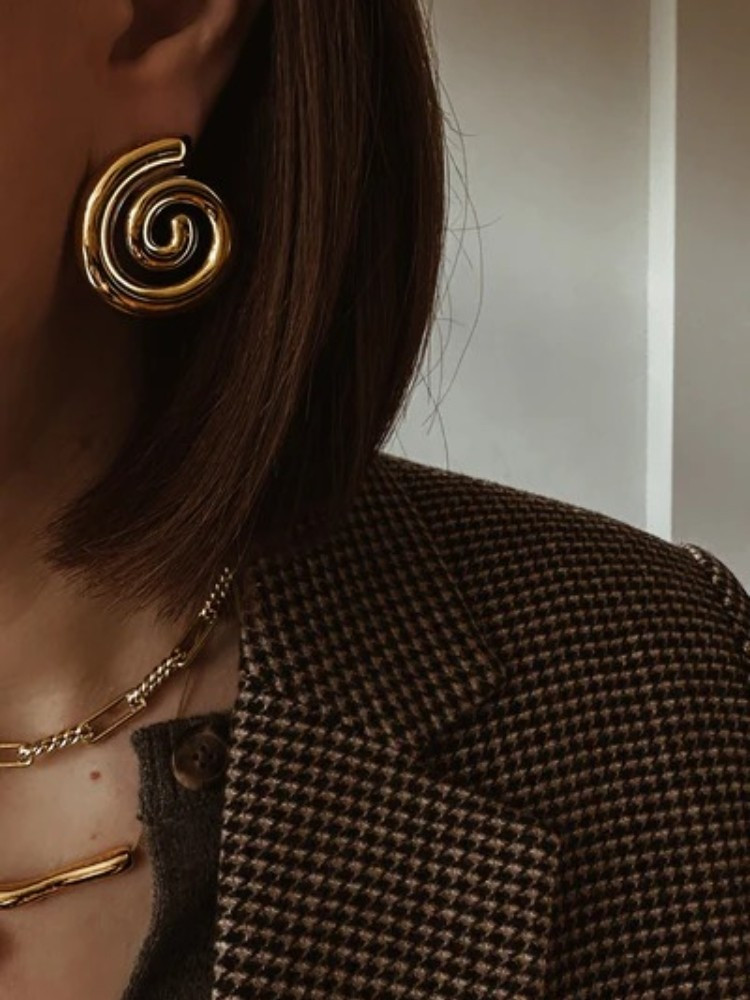 EARRINGS - SNAIL