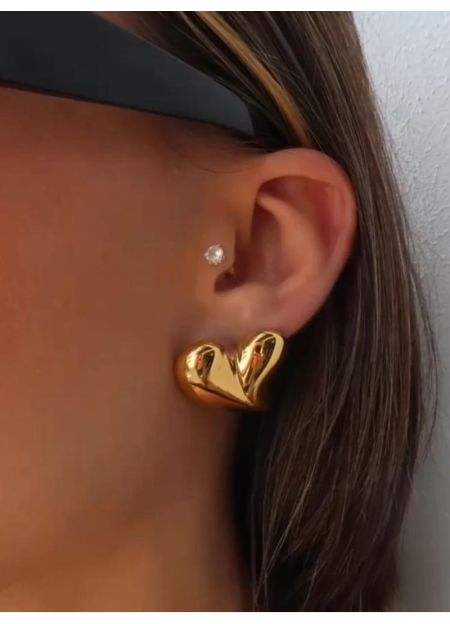HEART EARRINGS - JULIET