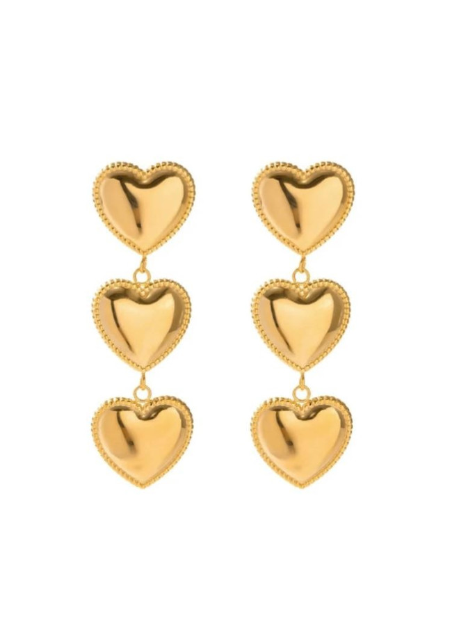 HEART EARRINGS - LUCY