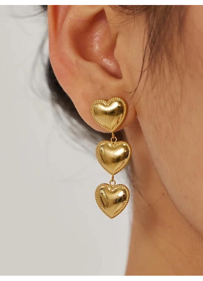 HEART EARRINGS - LUCY
