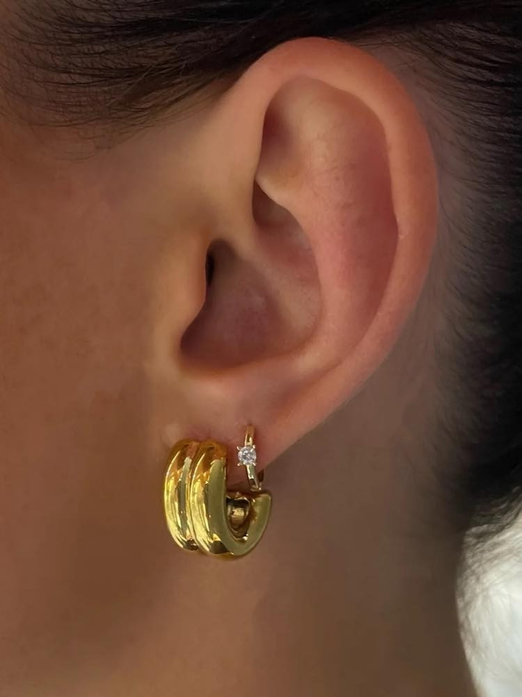 DOUBLE EARRINGS - PILAS