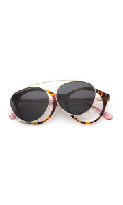 ANNAKEY CARLY PINK CLIP ON SUNGLASSES