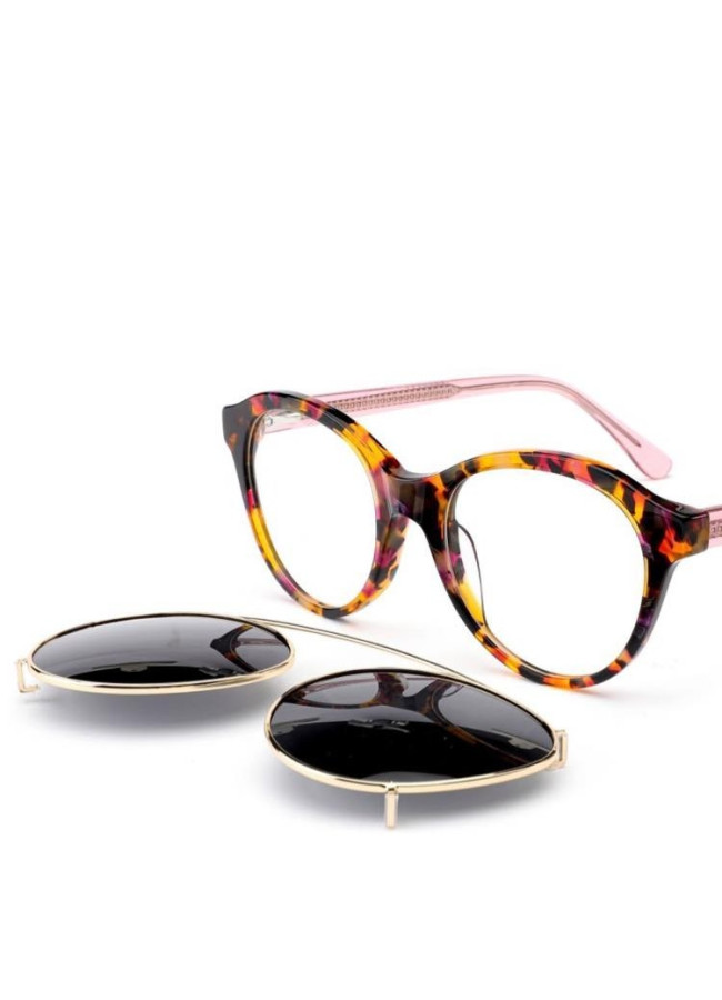 ANNAKEY CARLY PINK CLIP ON SUNGLASSES