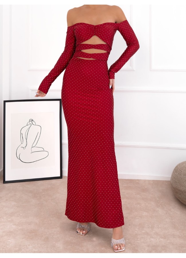 DRESS IN RHINESTONES -...