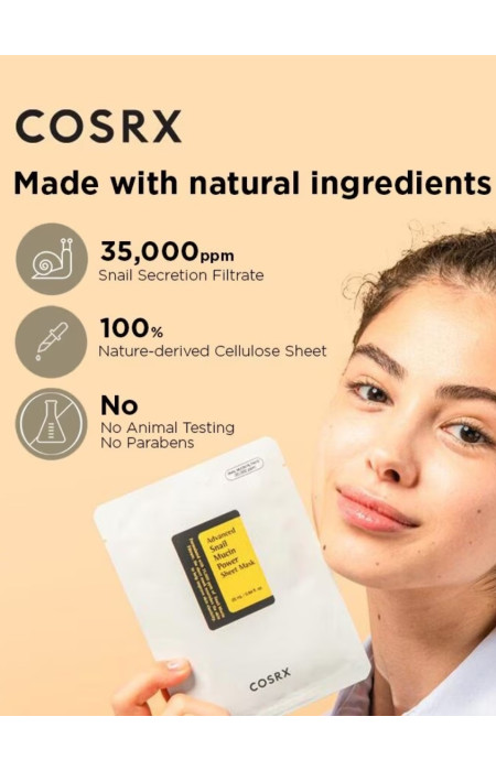 COSRX ADVANCED SNAIL MUCIN POWER SHEER MASK
