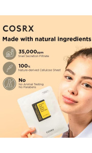 COSRX ΜΑΣΚΑ ΠΡΟΣΩΠΟΥ - ADVANCED SNAIL MUCIN POWER SHEER MASK