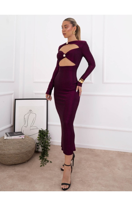 BLACK GLITTERY DRESS - TRUE