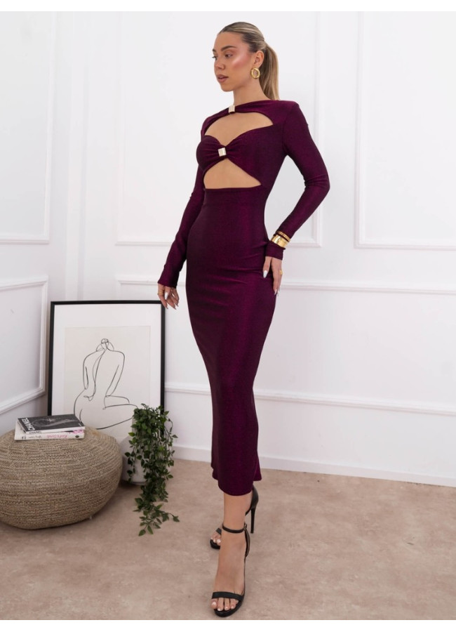 BLACK GLITTERY DRESS - TRUE