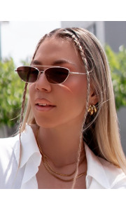 ANNAKEY AVERY BROWN SUNGLASSES