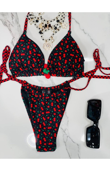 BLACK BIKINI CHERRY - CHERRY