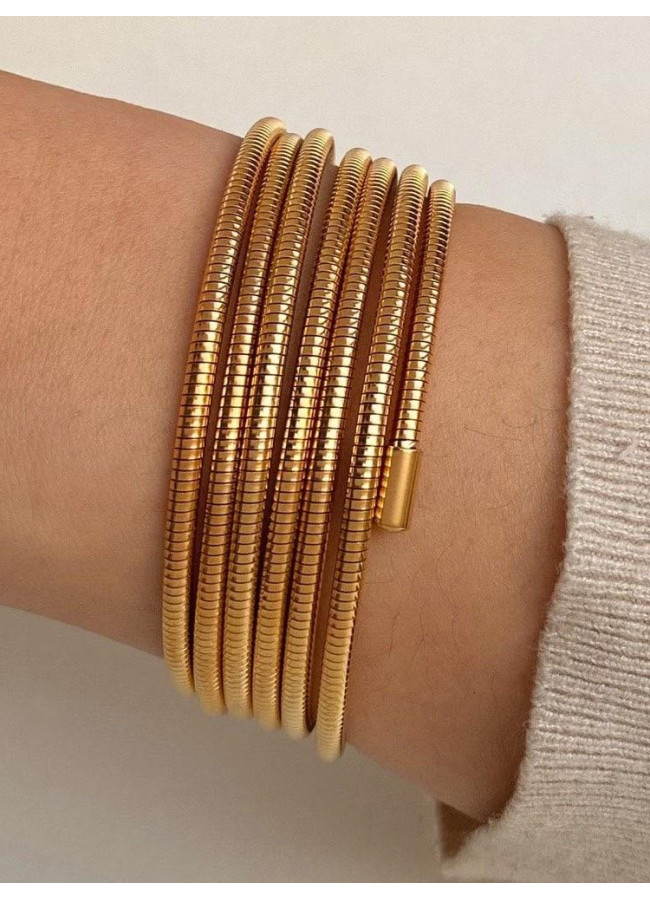 GOLD BRACELET - SNAKIE