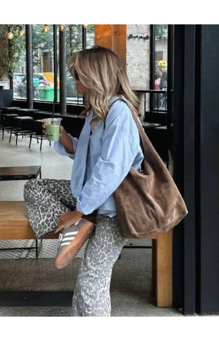 ΤΣΑΝΤΑ - FINESE  SOFT SUEDE BAG