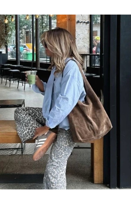 ΤΣΑΝΤΑ - FINESE SUEDE BAG