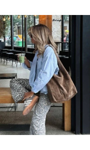 ΤΣΑΝΤΑ - FINESE  SOFT SUEDE BAG